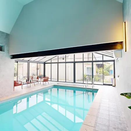 Les Grands Ormeaux - Elegance & Piscine Chauffee * Joue-en-Charnie