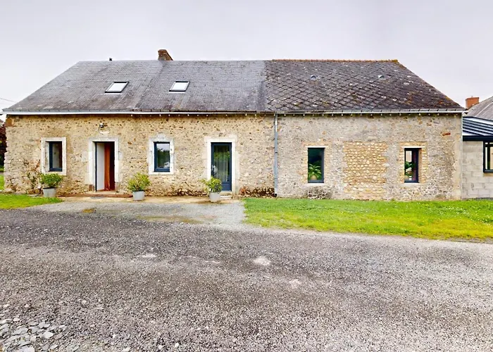 Сasa de vacaciones Les Grands Ormeaux - Elégance&piscine Chauffée - L'instant Clef Joue-en-Charnie