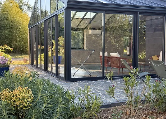 Les Grands Ormeaux - Elégance&piscine Chauffée - L'instant Clef Сasa de vacaciones Joue-en-Charnie